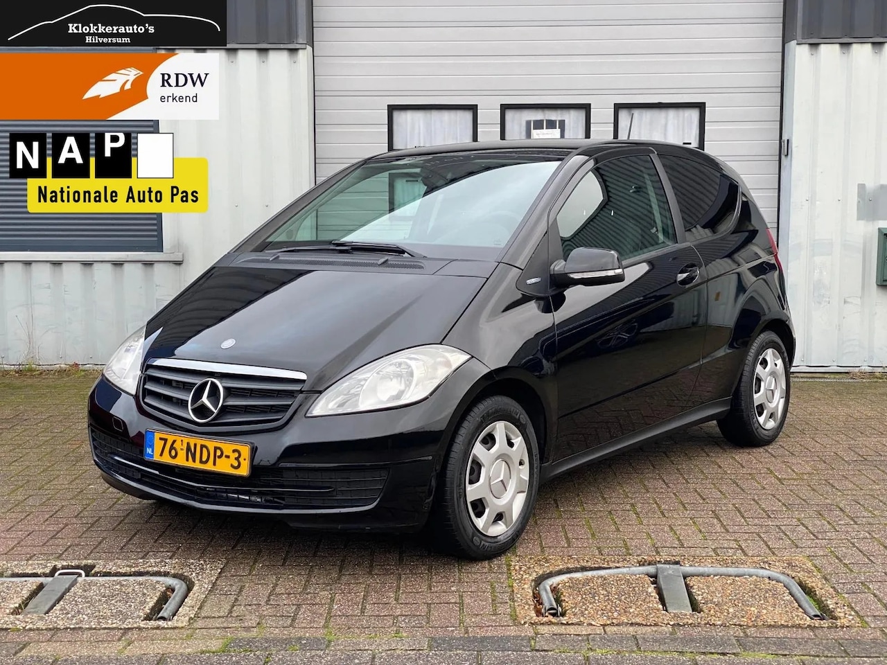 Mercedes-Benz A-klasse - 160 Limited Edition Airco | 119DKM | Zwart - AutoWereld.nl