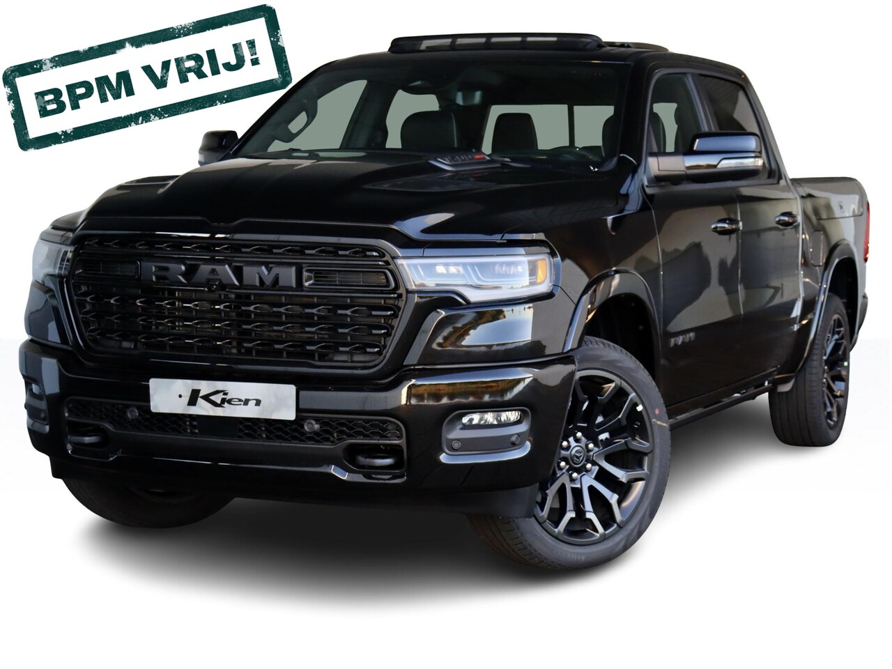 Dodge Ram 1500 - 540 pk HO Crew Cab Limited Night | 540 PK | Pano Dak | LPG | Luchtvering | - AutoWereld.nl