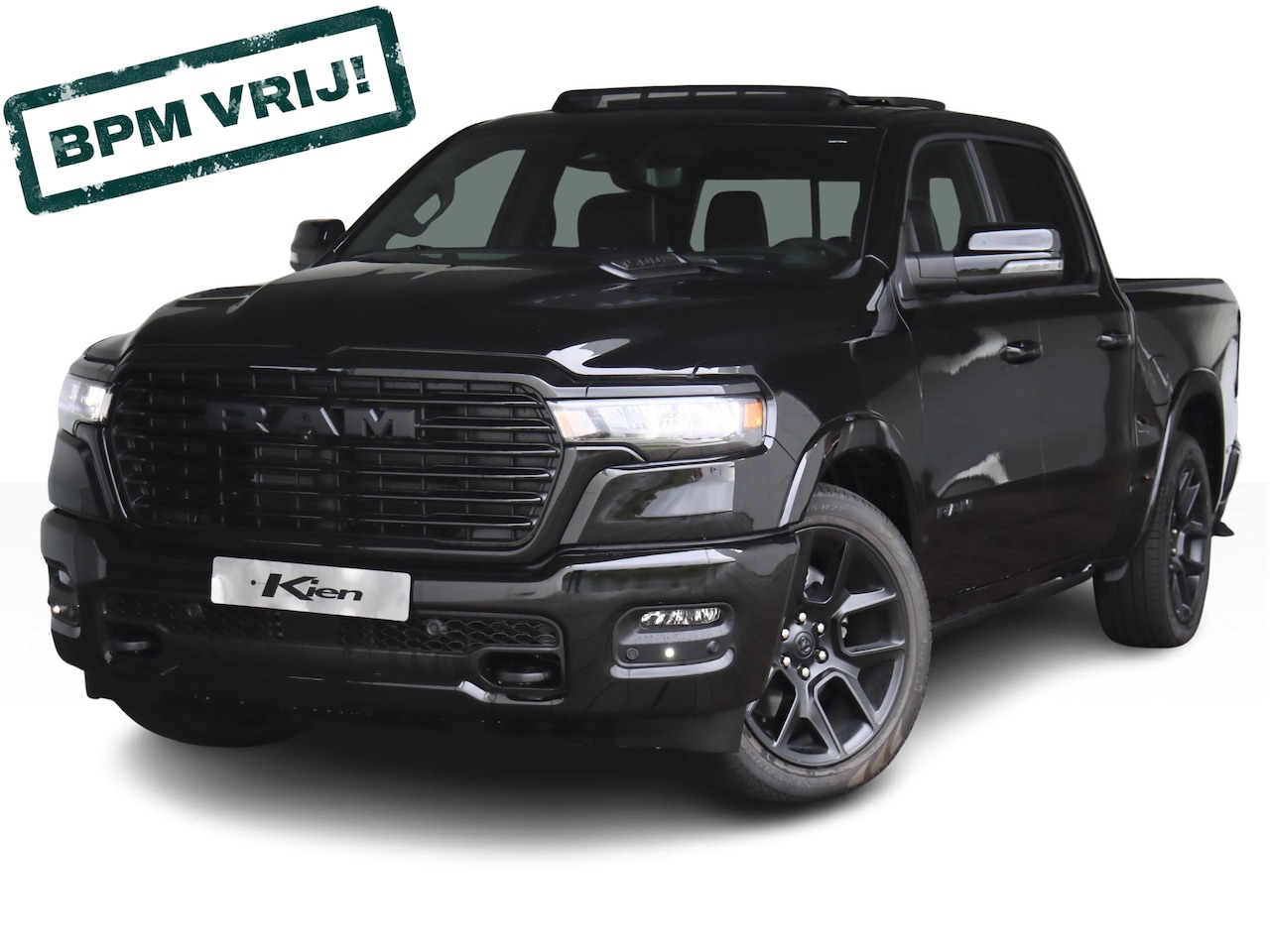 Dodge Ram 1500 - 3.0 Hurricane 430PK Crew Cab Laramie Night Premium BPM vrij | Luchtvering | Bijrijders Sch - AutoWereld.nl