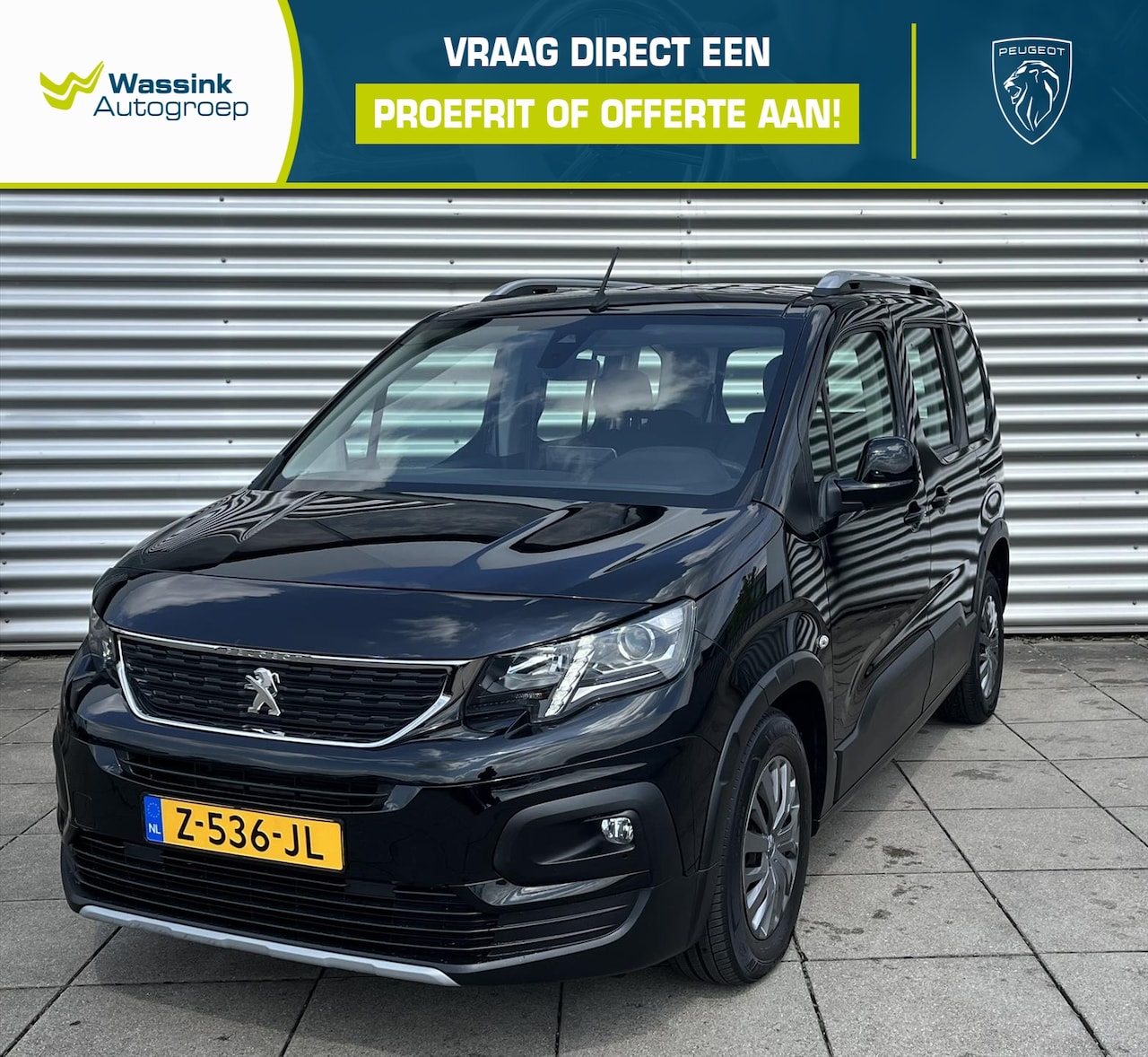 Peugeot Rifter - 1.2 PureTech 110pk 7 Persoons Active | Navigatie | Parkeersensoren | Airco - AutoWereld.nl