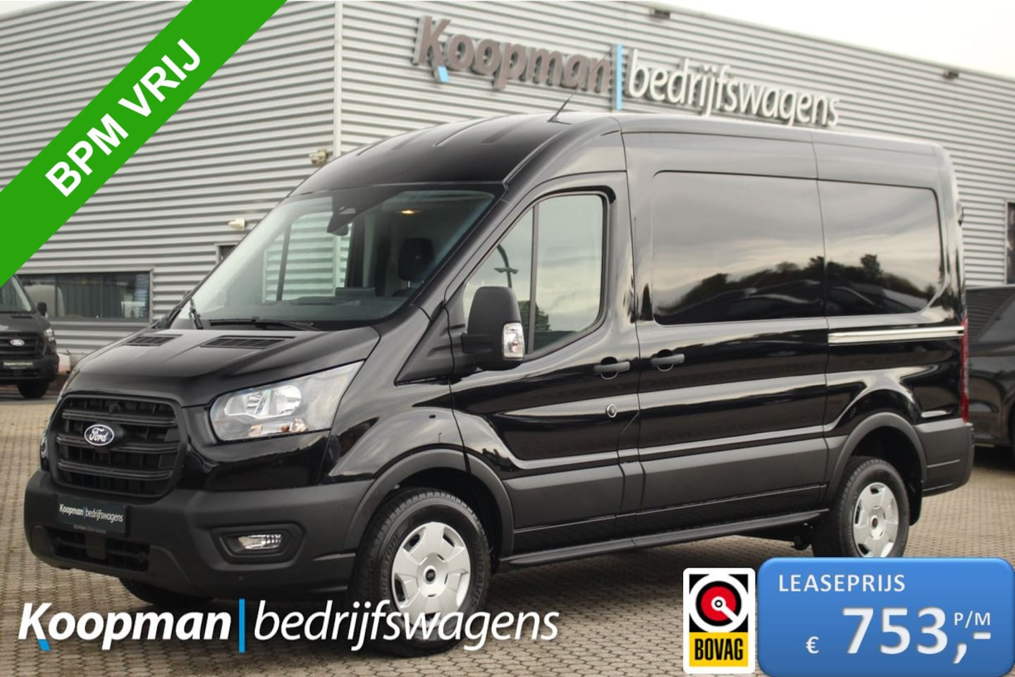 Ford Transit - 350 2.0TDCI 165pk L2H2 Trend | Automaat | 2800kg trekgewicht | L+R Zijdeur | Carplay/Andro - AutoWereld.nl