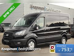 Ford Transit - 350 2.0TDCI 165pk L2H2 Trend | Automaat | 2800kg trekgewicht | L+R Zijdeur | Carplay/Andro