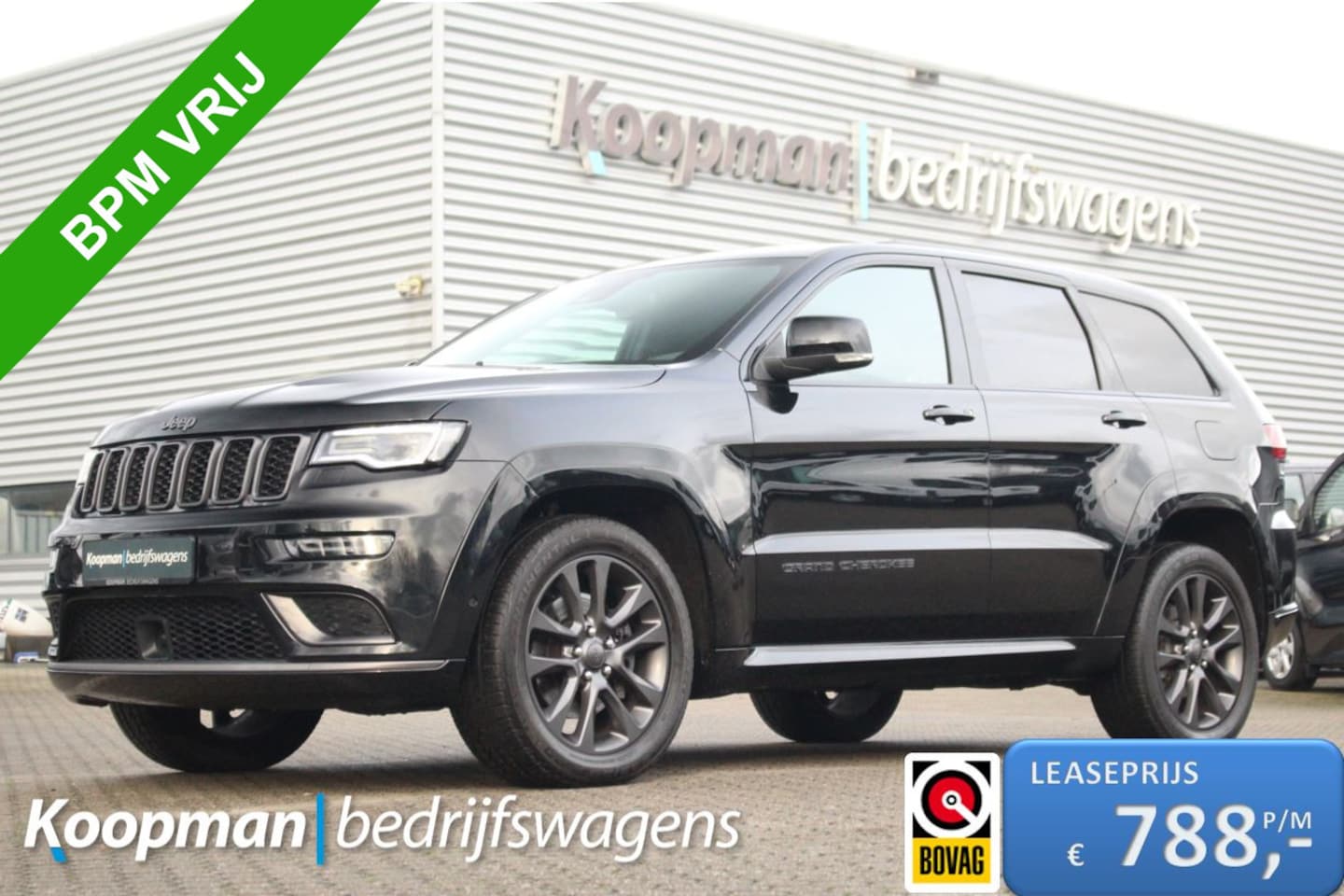 Jeep Grand Cherokee - S 3.0CRD 250pk VAN | Climate | Adap. Cruise | Panoramadak | Camera | | Lease 788,- p/m - AutoWereld.nl