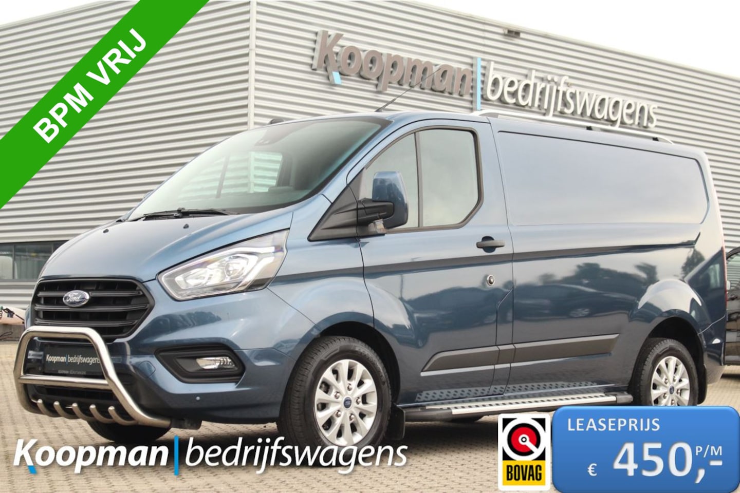 Ford Transit Custom - 280 2.0TDCI 130pk L1H1 Trend | Cruise | Camera | Trekhaak | Dakrails | Lease 450,- p/m - AutoWereld.nl