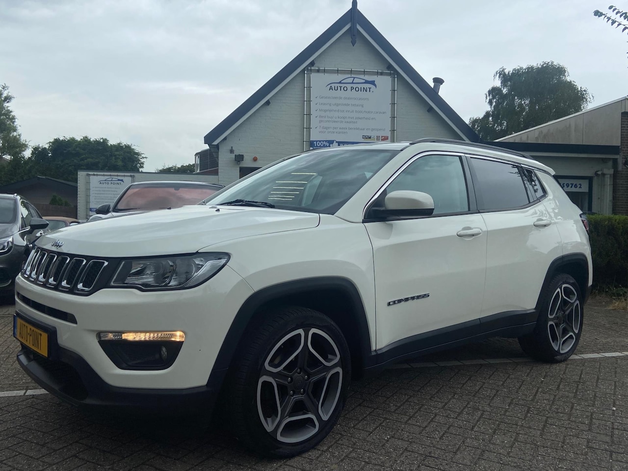 Jeep Compass - 1.4 UNIEK 35800KM NL-AUTO/GRIJS KENTEKEN/COMPLEET! - AutoWereld.nl