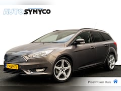 Ford Focus Wagon - 1.0 100 Pk Titanium I Trekhaak I 18 inch. LMV I LED I Stoel + Stuurverw