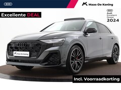 Audi Q8 - 60TFSI e quattro Pro Line S Competition 490 pk · Elektrisch glazen panorama-dak · Lichtmet