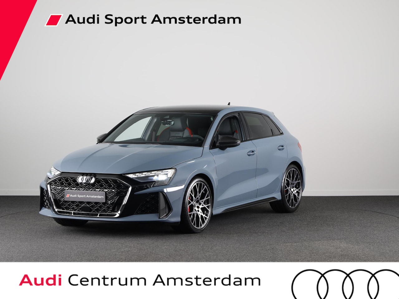 Audi RS3 - Sportback 2.5 TFSI RS 3 quattro Panoramadak, RS-sportuitlaatsysteem, RS carbon glanszwart, - AutoWereld.nl