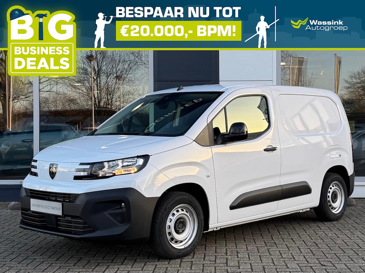 Peugeot Partner - 1.5 BlueHDi 100pk L1 | Airconditioning | Cruise control | Apple Carplay & Android Auto | P - AutoWereld.nl