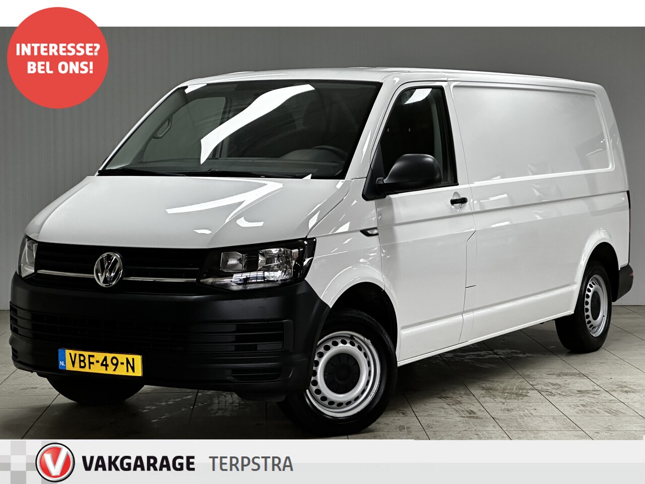 Volkswagen Transporter - 2.0 TDI L2H2/ Zij-Schuifdeur Rechts/ Airco/ Bluetooth/ Radio+AUX&USB/ Elek.Pakket/ C.V.Afs - AutoWereld.nl