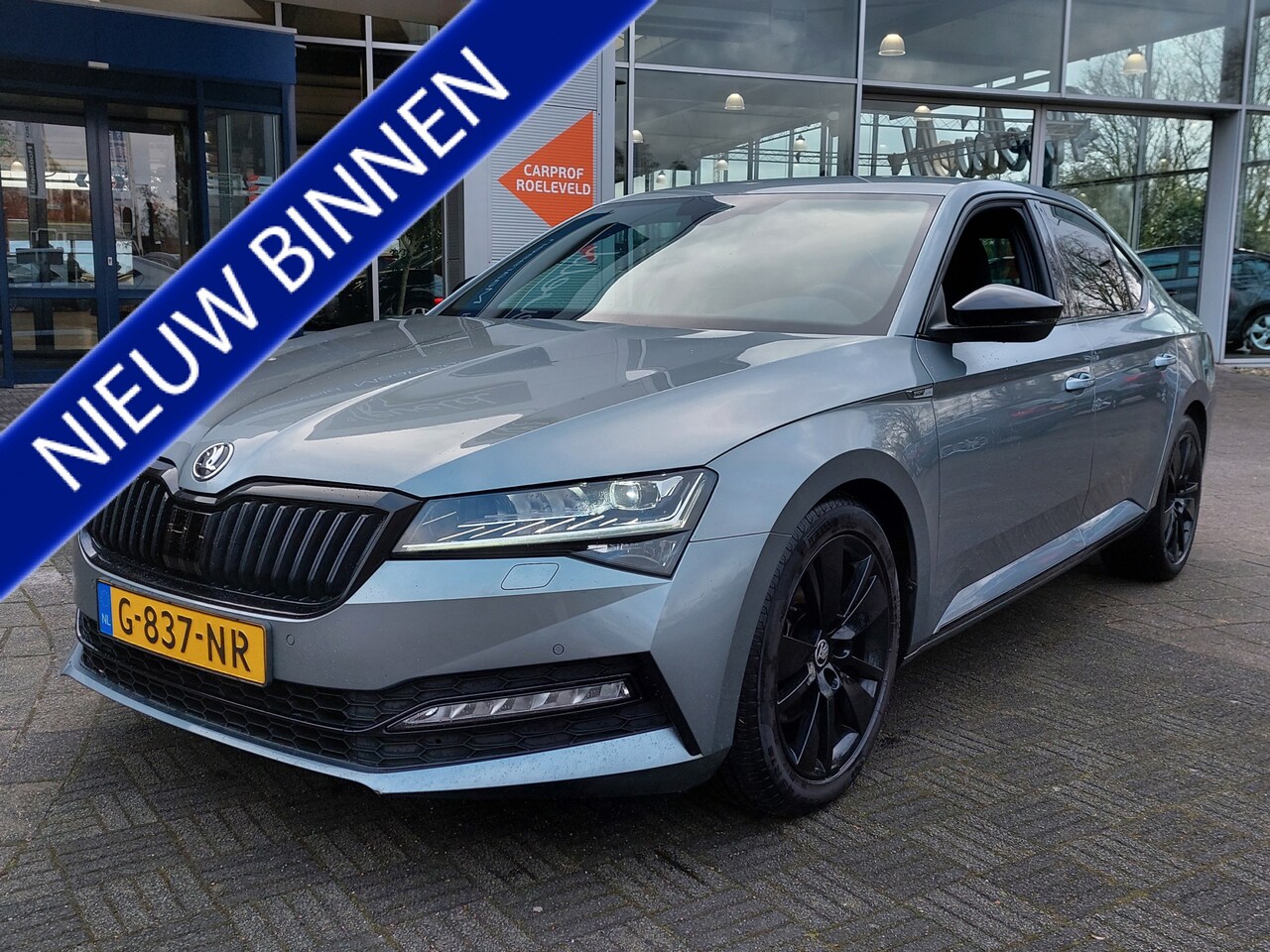 Skoda Superb - 1.5 TSI ACT 150pk DSG Sportline Business | Navi + Apple Carplay+Android Auto | Clima | Cru - AutoWereld.nl