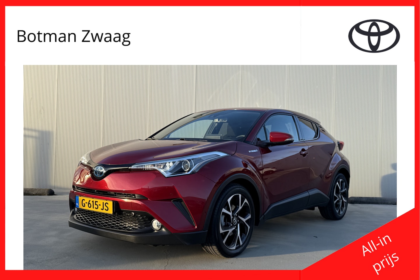 Toyota C-HR - 1.8 Hybrid Dynamic Sport Automaat - AutoWereld.nl