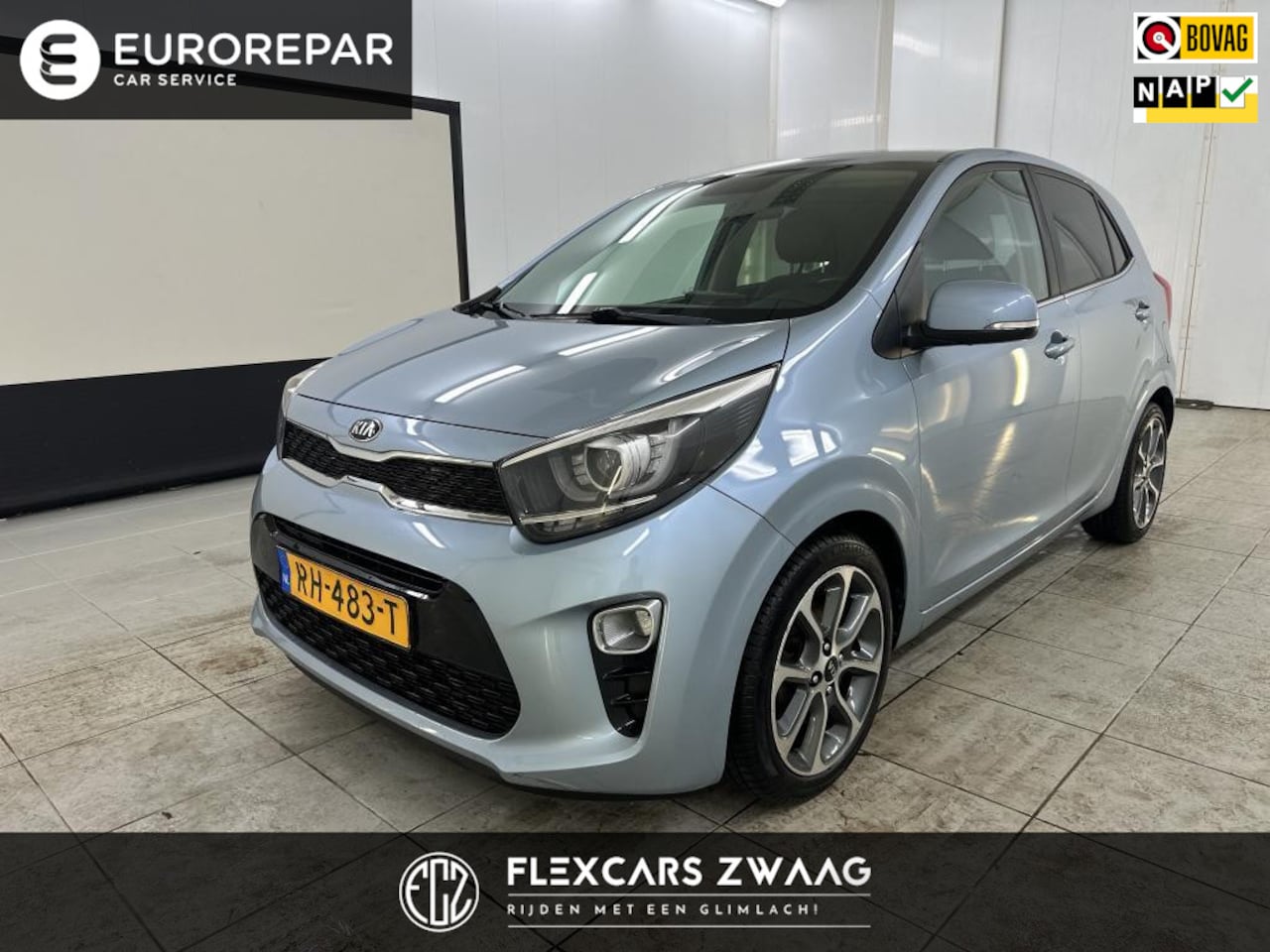 Kia Picanto - 1.0 CVVT Design Edition - Navi - Leder - Camera - Climate - Org.NL - AutoWereld.nl