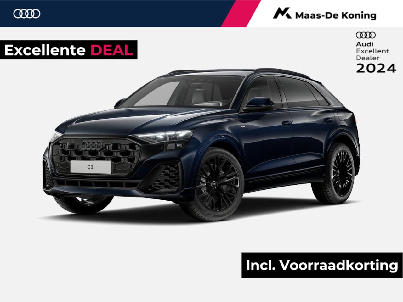 Audi Q8 - 55 TFSI e quattro Pro Line S 394 PK · Sportstoelen plus voorin · Glazen panoramadak · Comf - AutoWereld.nl