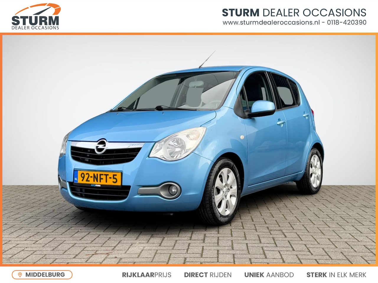 Opel Agila - 1.2 Edition Style Pack | Airconditioning | LM velgen | Radio-CD/MP3 Speler | Geting Glas | - AutoWereld.nl