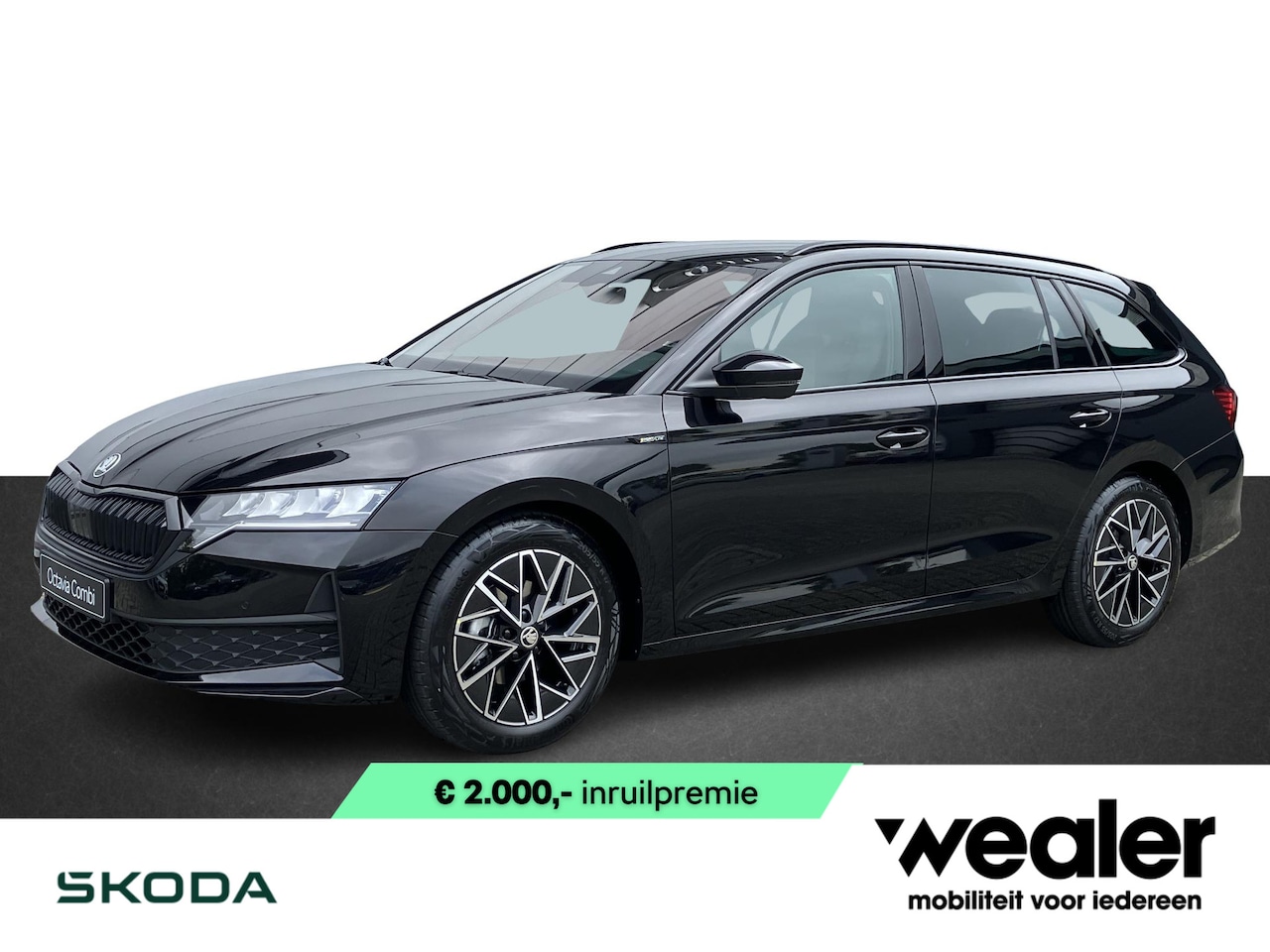 Skoda Octavia Combi - Sportline Business 1.5 TSI 150 pk | DSG automaat | Winter pakket | Trekhaak | 17'' Lichtme - AutoWereld.nl