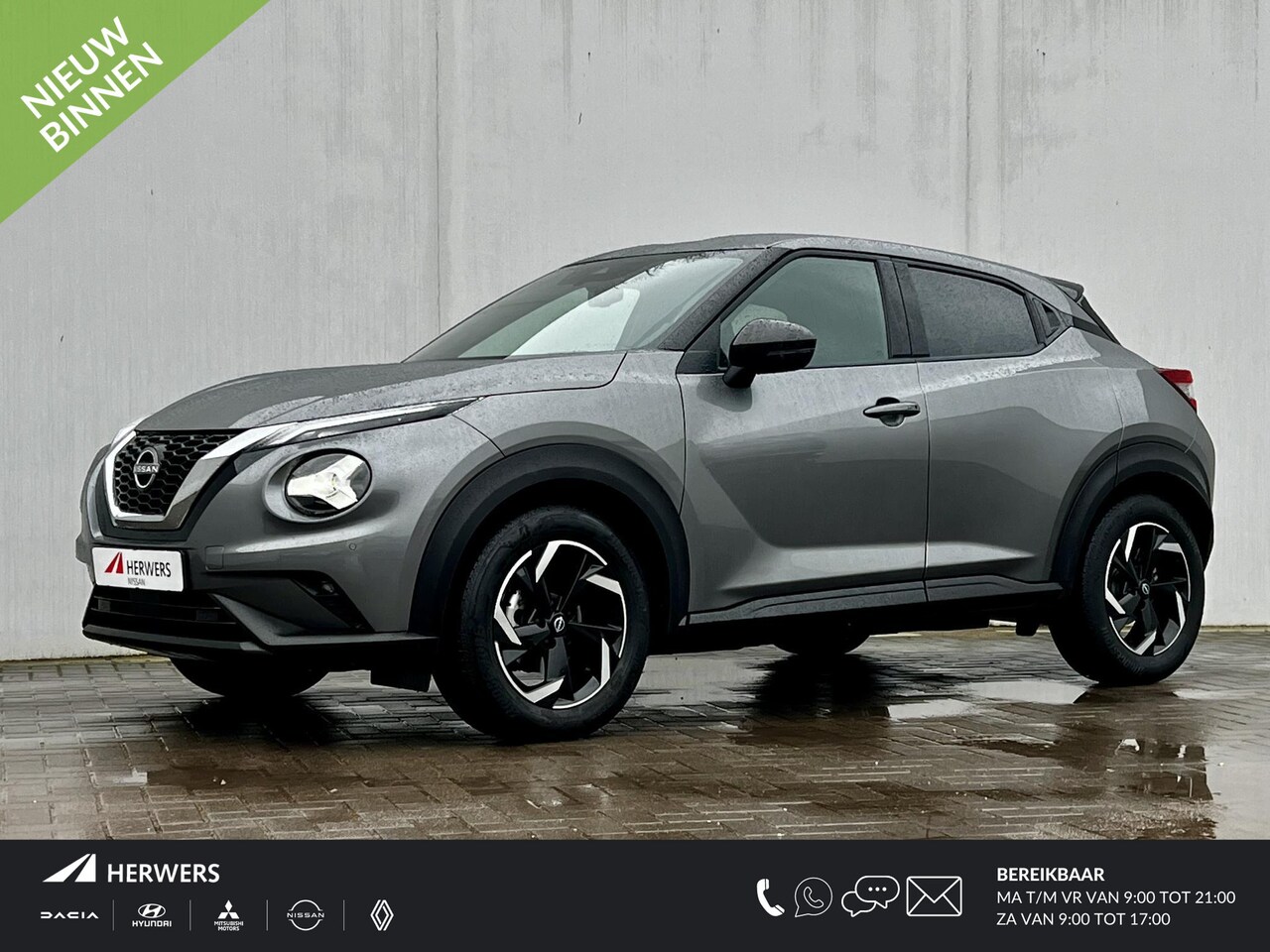 Nissan Juke - 1.0 DIG-T N-Connecta Automaat Trekgewicht 1.250 kg / Stuur-, stoel- en voorruitverwarming - AutoWereld.nl