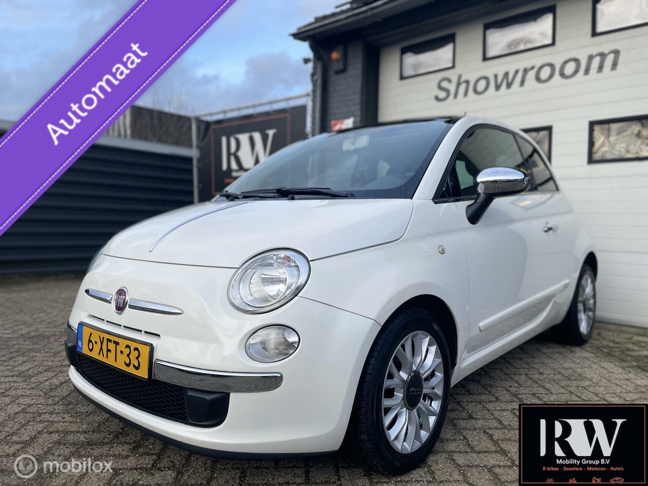 Fiat 500 - 0.9 TwinAir Turbo Lounge Automaat ! - AutoWereld.nl