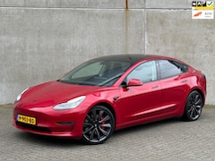 Tesla Model 3 - Performance AWD 75 kWh Rood NAP|20"|AUTOPILOT