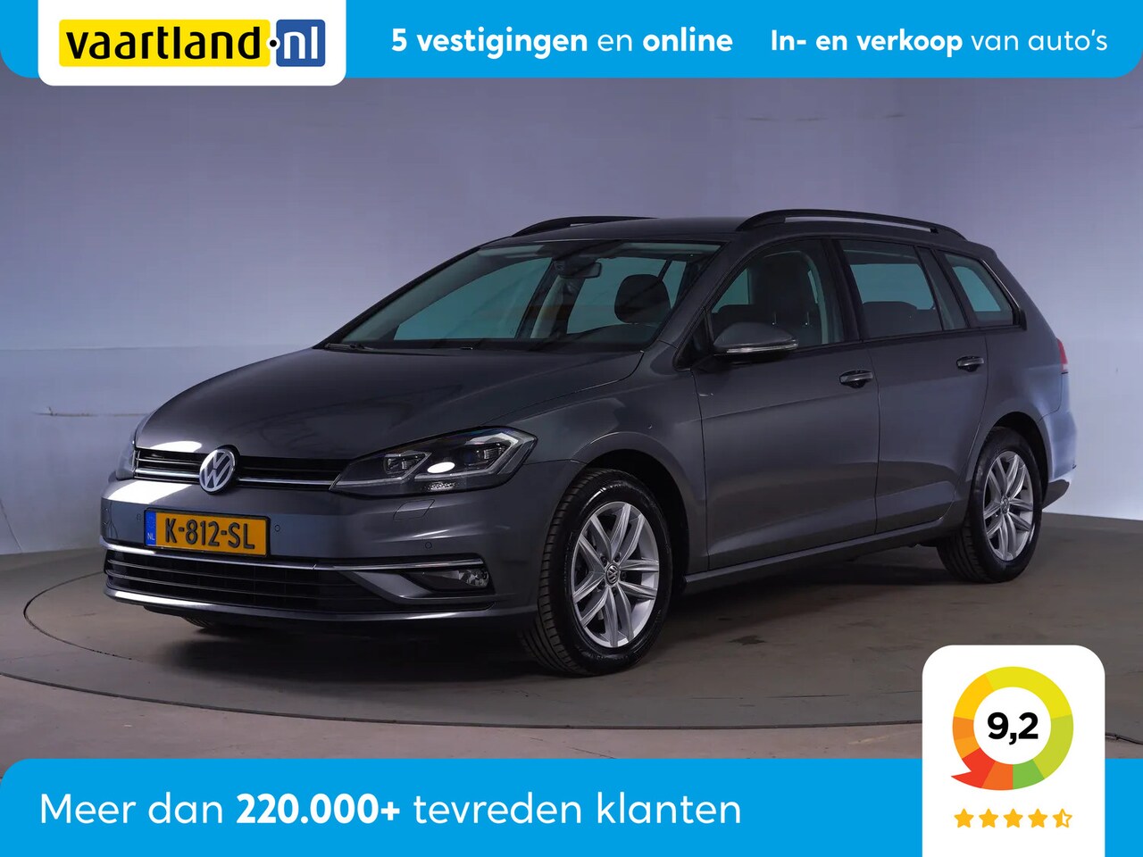 Volkswagen Golf Variant - 1.6 TDI Highline Aut. [ LED Navi Stoelverwarming ] - AutoWereld.nl