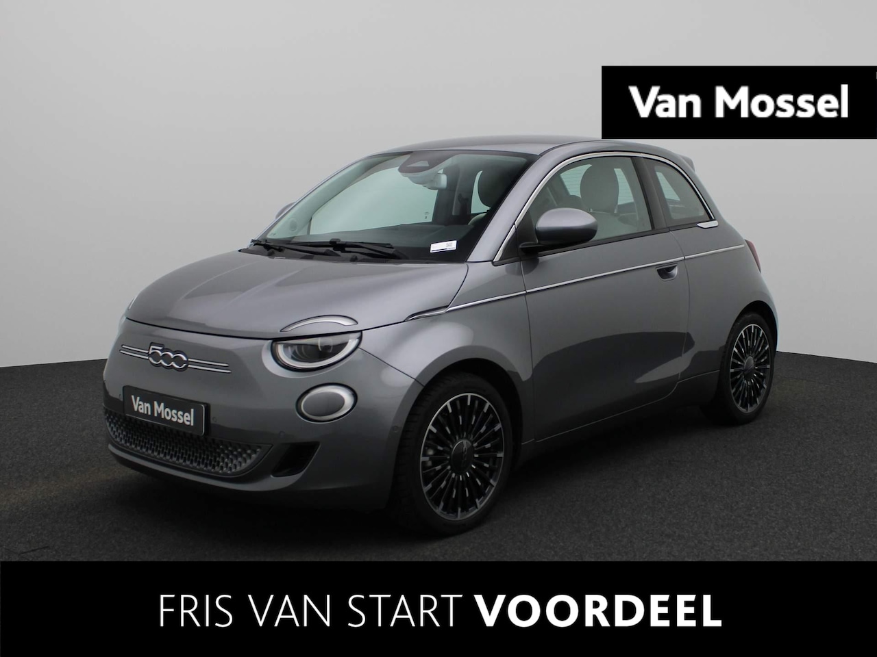 Fiat 500e - La Prima 42 kWh | Leder interieur | Navigatie | Climate Control | Parkeersensoren | LM vel - AutoWereld.nl