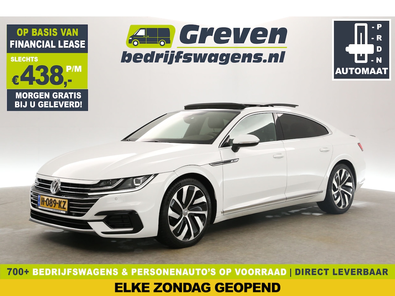 Volkswagen Arteon - 2.0 TSI R-line 191PK DSG Automaat Pano LED Clima Camera Carplay Virtual Massagestoel Navi - AutoWereld.nl