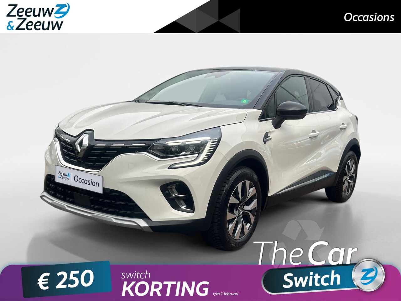 Renault Captur - 1.0 TCe 100 Intens | Camera | Trekhaak | Parkeersensoren | Apple Carplay/Android Auto | Cl - AutoWereld.nl