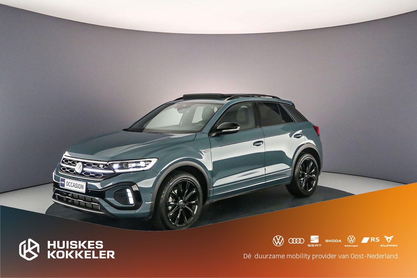 Volkswagen T-Roc - R-Line Business 1.5 TSI 150pk DSG Automaat Black Style, Panoramadak, Adaptive cruise contr - AutoWereld.nl