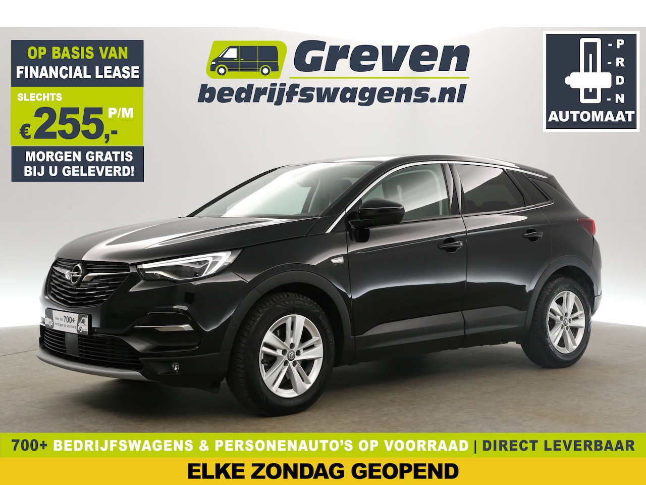 Opel Grandland X - 1.2 Turbo Automaat Clima Camera Carplay Cruise Navi LED 17"LMV PDC Trekhaak - AutoWereld.nl