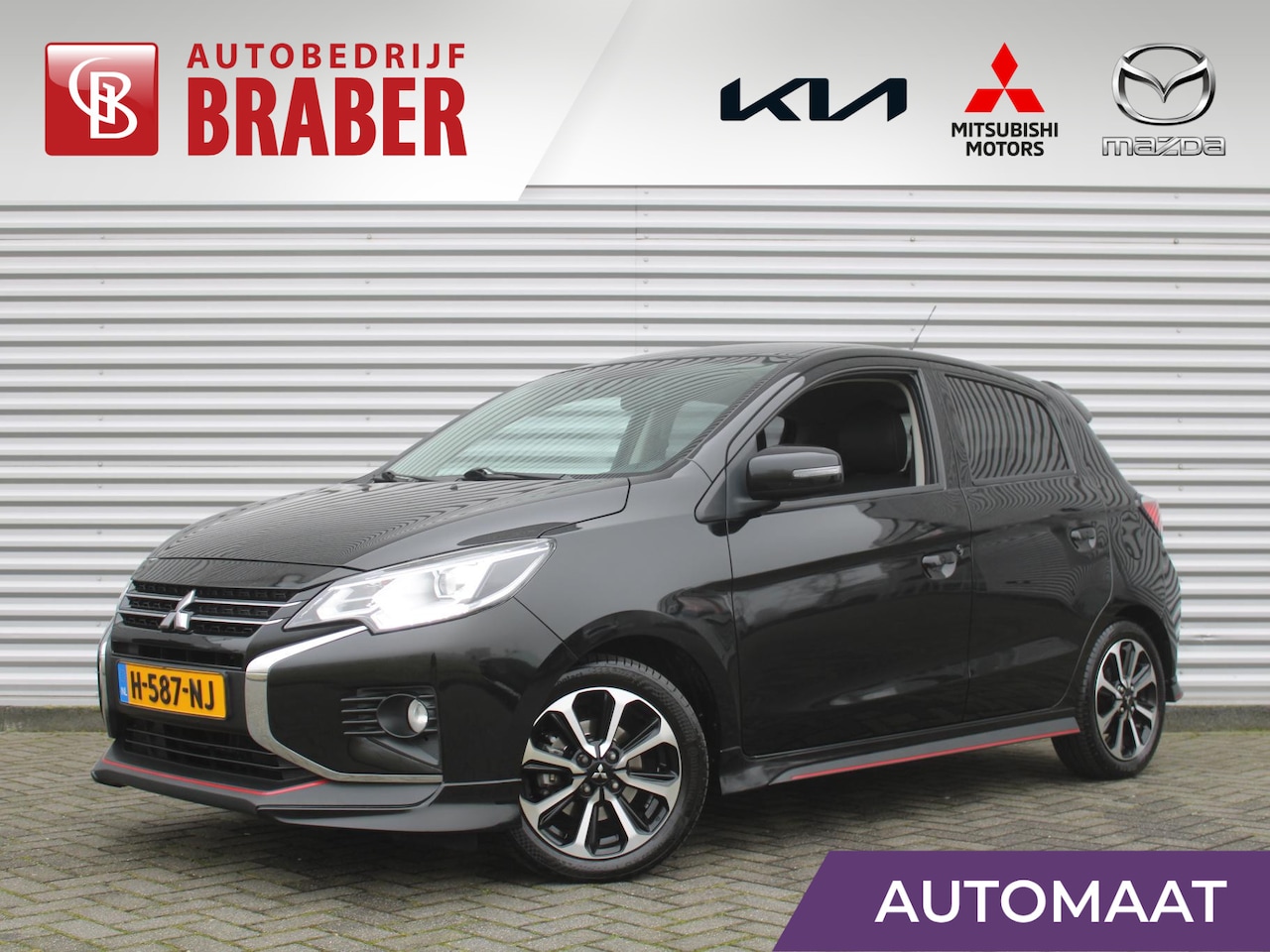 Mitsubishi Space Star - 1.2 Instyle | 15" LM | Stoelverwarming | Navi | Keyless | LED | Airco | Cruise | - AutoWereld.nl