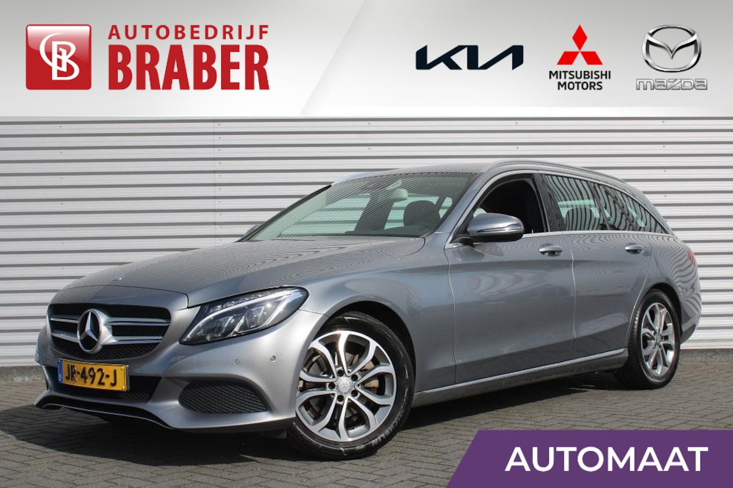 Mercedes-Benz C-klasse Estate - 180 Ambition | 17" LM | Airco | Navi | PDC | Cruise | Zeer mooie auto | - AutoWereld.nl