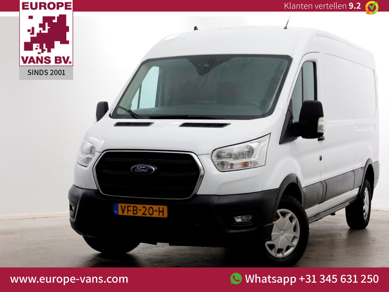 Ford Transit - 2.0 TDCI 170pk RWD L3H2 Trend Airco/Navi/Camera/Trekhaak 2900kg 01-2020 - AutoWereld.nl