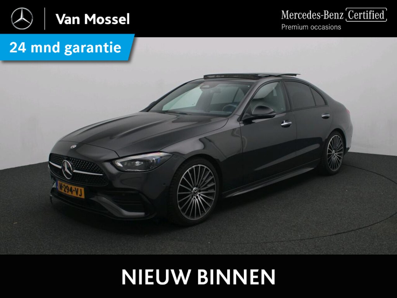 Mercedes-Benz C-klasse - 200 Launch Edition AMG Line / Premium/ Panoramadak/ Night/ 19 inch/ Burmester/ Memory - AutoWereld.nl