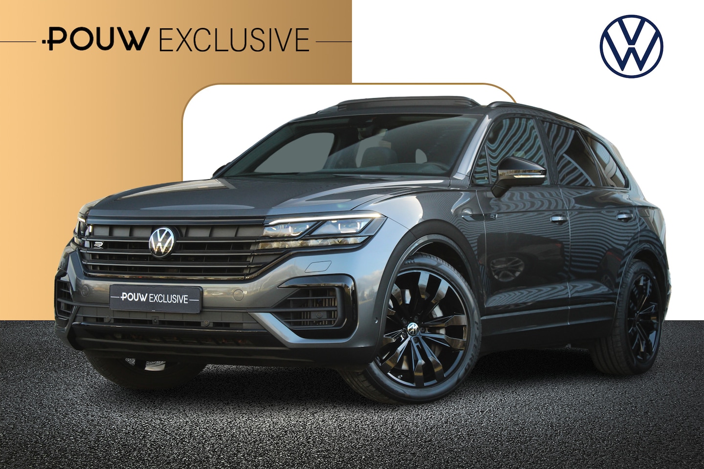 Volkswagen Touareg - R 3.0 V6 TSi 462pk eHybrid 4MOTION | Panoramadak | Luchtvering | Trekhaak Wegklapbaar - AutoWereld.nl