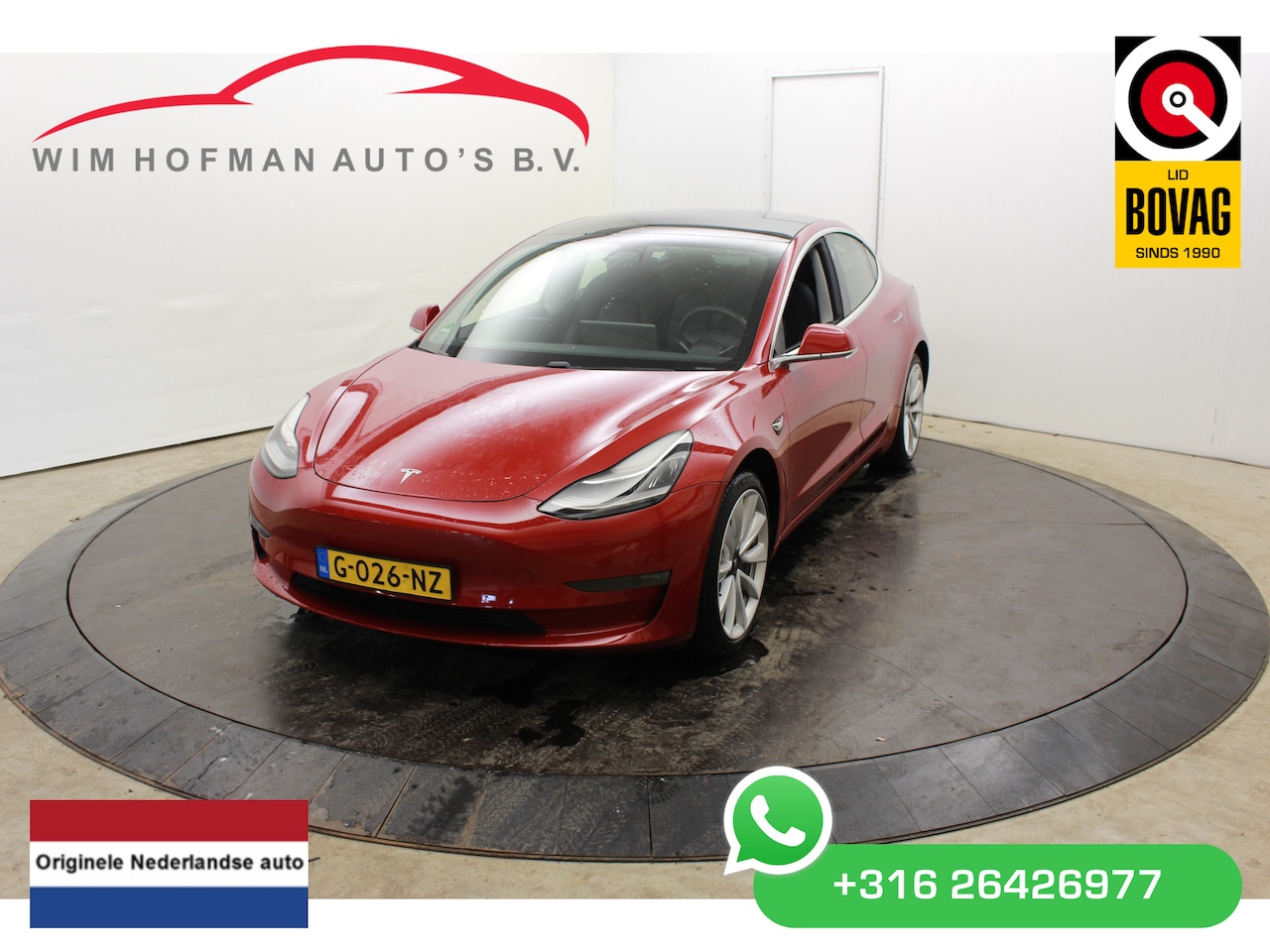 Tesla Model 3 - Long Range RWD Long Range AWD 75 kWh 19"Trekhaak Nieuwstaat Autopilot FSD Comp Leder Camera Panodak - AutoWereld.nl