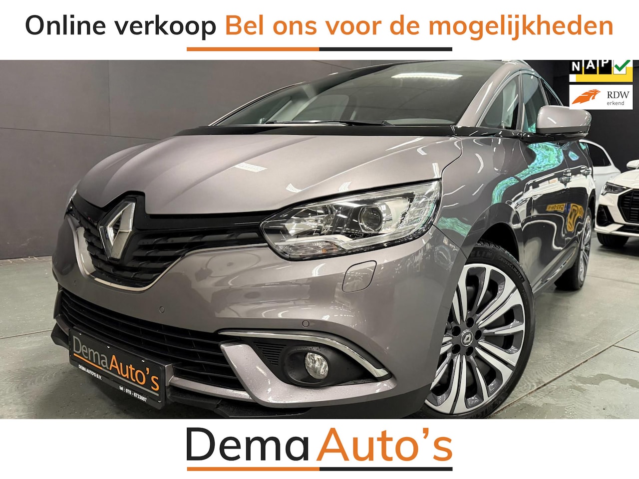 Renault Grand Scénic - 1.3 TCe Intens 160PK NAVI/ECC/PDC/LED/DAB/CRUISE/// - AutoWereld.nl