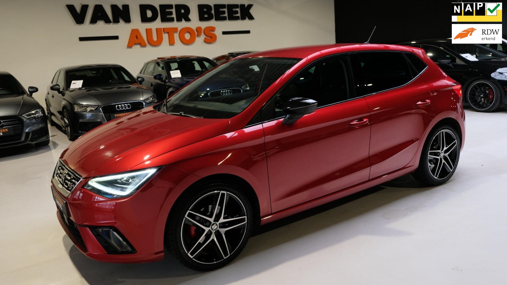 Seat Ibiza - 1.0 TSI FR Business Intense ACC|Carplay|Full LED|Vol! - AutoWereld.nl