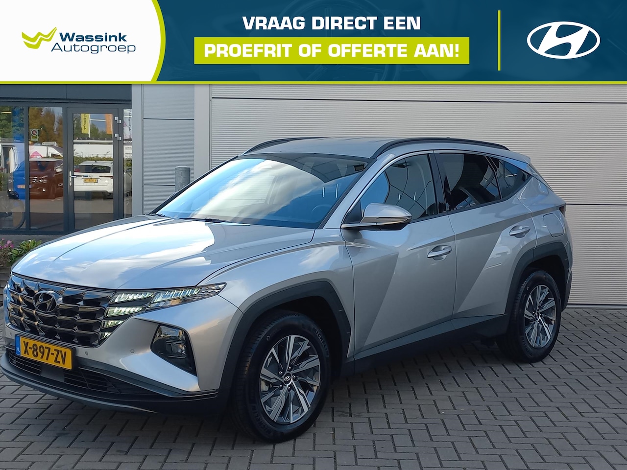 Hyundai Tucson - 1.6T Hybride 230pk Automaat Comfort Smart | Climate control | Navigatie | Winterpack | Lm - AutoWereld.nl