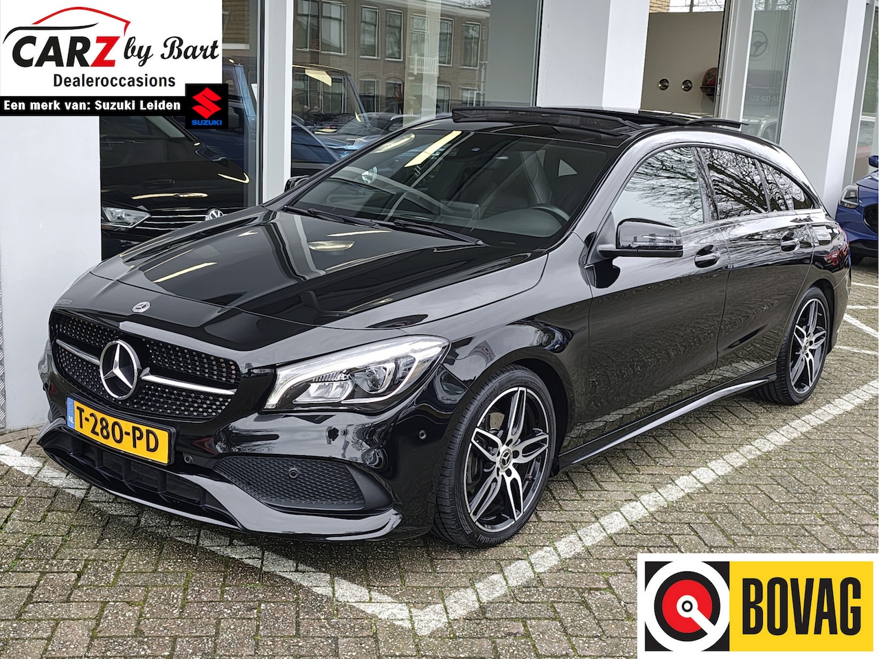 Mercedes-Benz CLA-klasse Shooting Brake - 200 PRESTIGE AMG Leer | Open dak | Led | Navi | Trekhaak - AutoWereld.nl