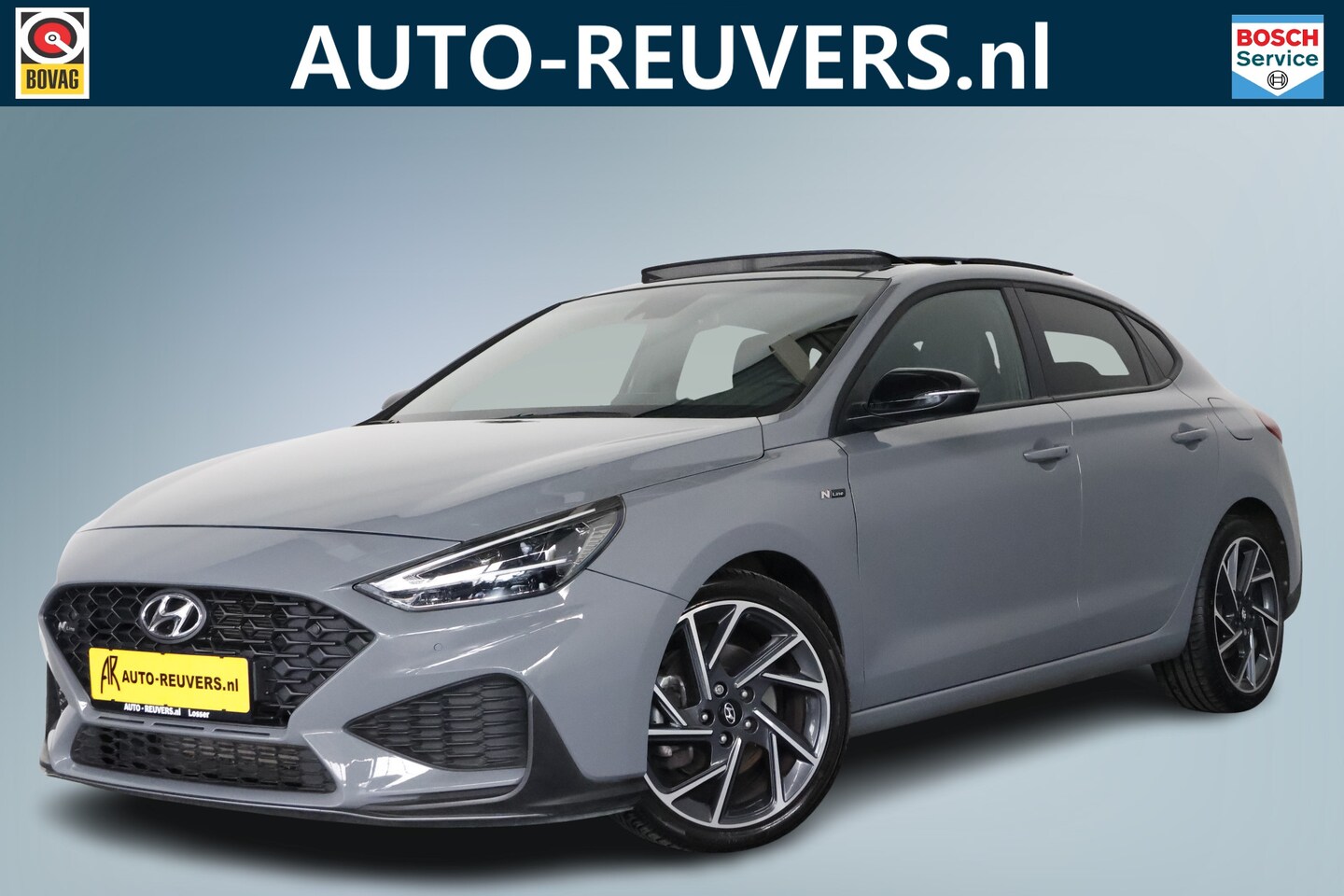 Hyundai i30 Fastback - 1.5 T-GDi MHEV N Line / Opendak / LED / Aut / CarPlay / Leder / Cam - AutoWereld.nl