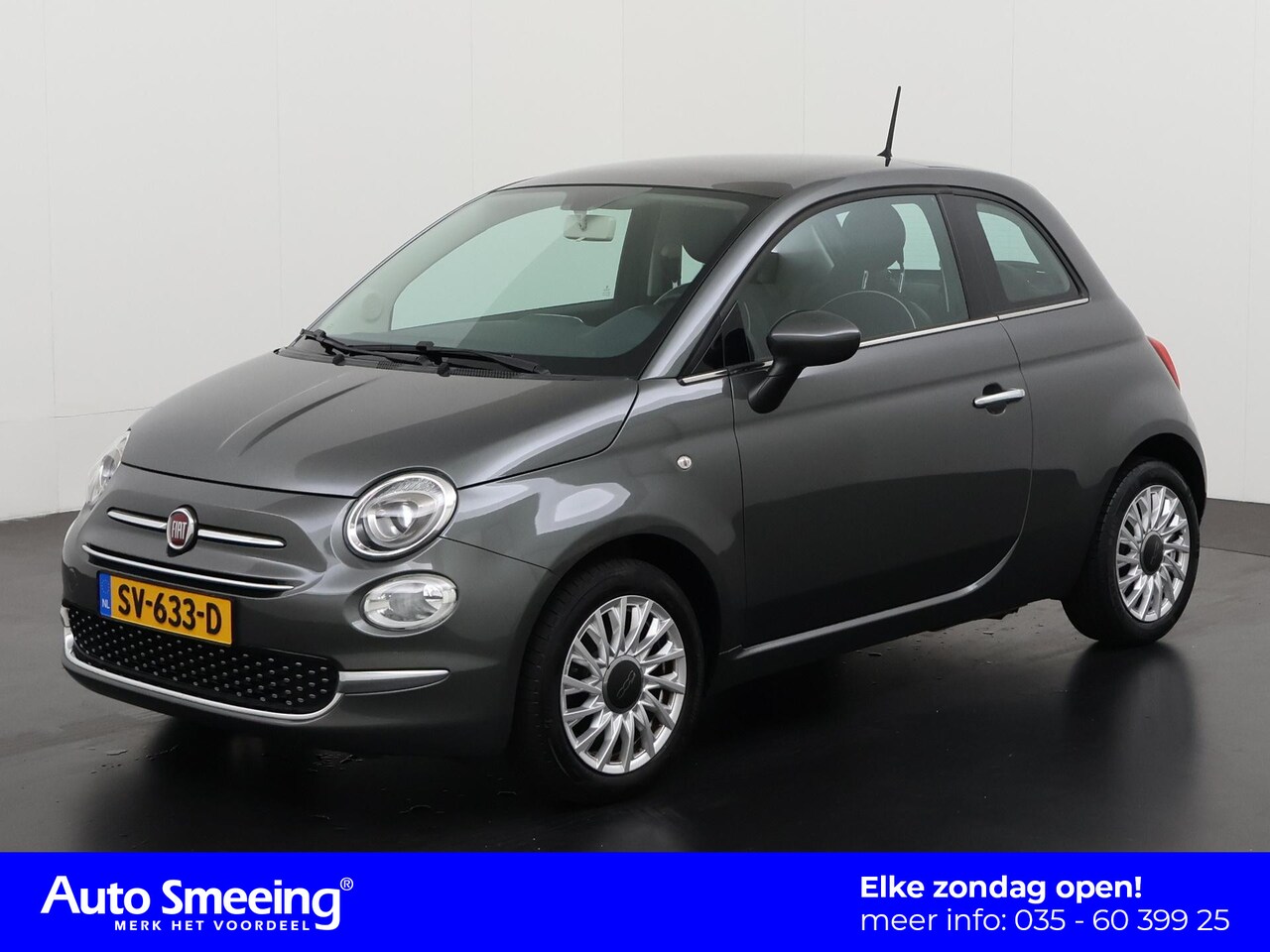 Fiat 500 - 1.2 Lounge | Panoramadak | Lichtmetalen Velgen | Zondag Open! - AutoWereld.nl