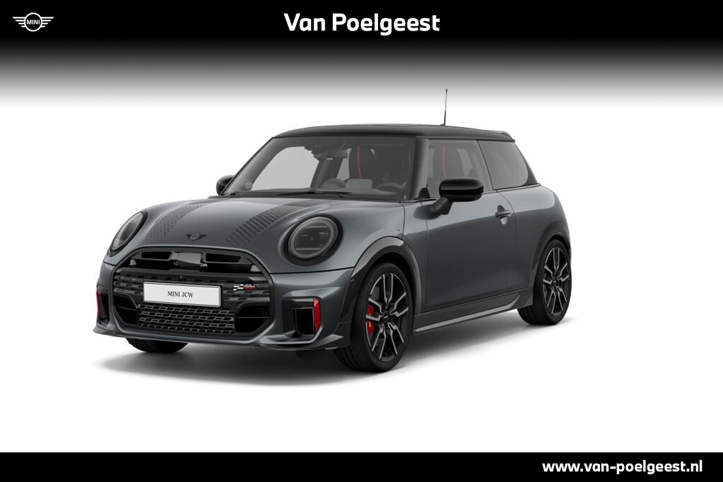 MINI John Cooper Works - 3-deurs 2.0 JCW Cooper XL | Pakket XL | Dak en spiegelkappen in Jetblack - AutoWereld.nl