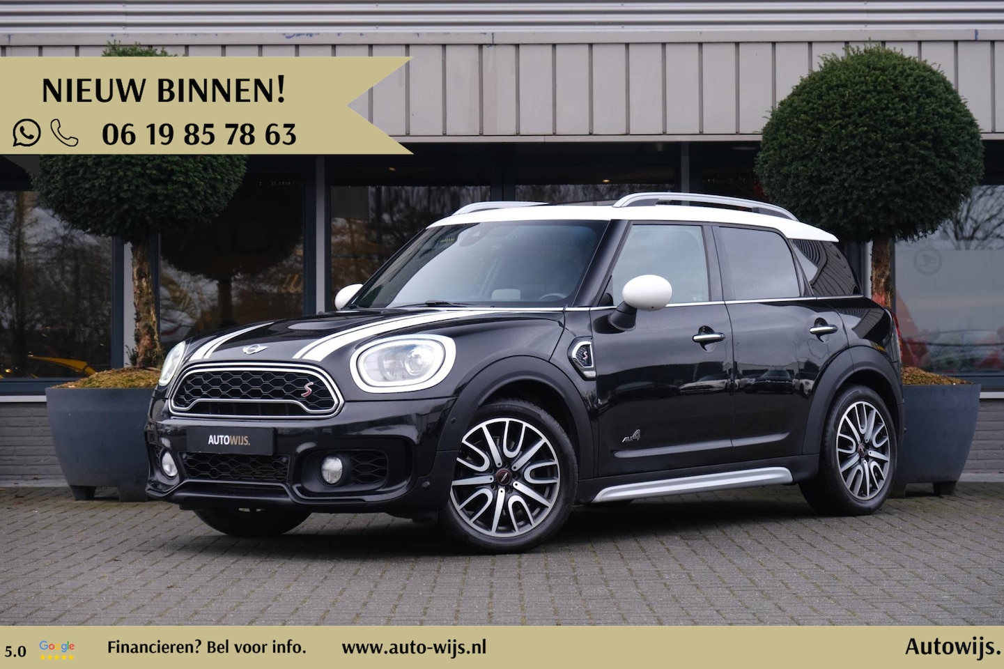 MINI Countryman - Mini 2.0 Cooper S ALL4 Salt|Pano|H&K|JCW|Camera|HUD| - AutoWereld.nl