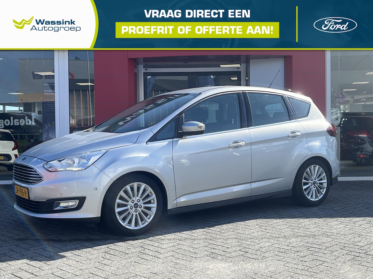 Ford C-Max - 1.0 EcoBoost 125pk Titanium | Climatronic | Parkeersensoren voor / achter | Trekhaak | - AutoWereld.nl