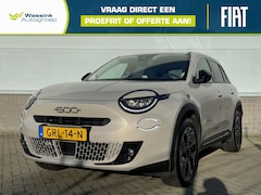 Fiat 600 - 1.2 Hybrid Turbo Charged 100pk Aut La Prima | Automaat | Carplay | Ivoor Kleurige Bekledin