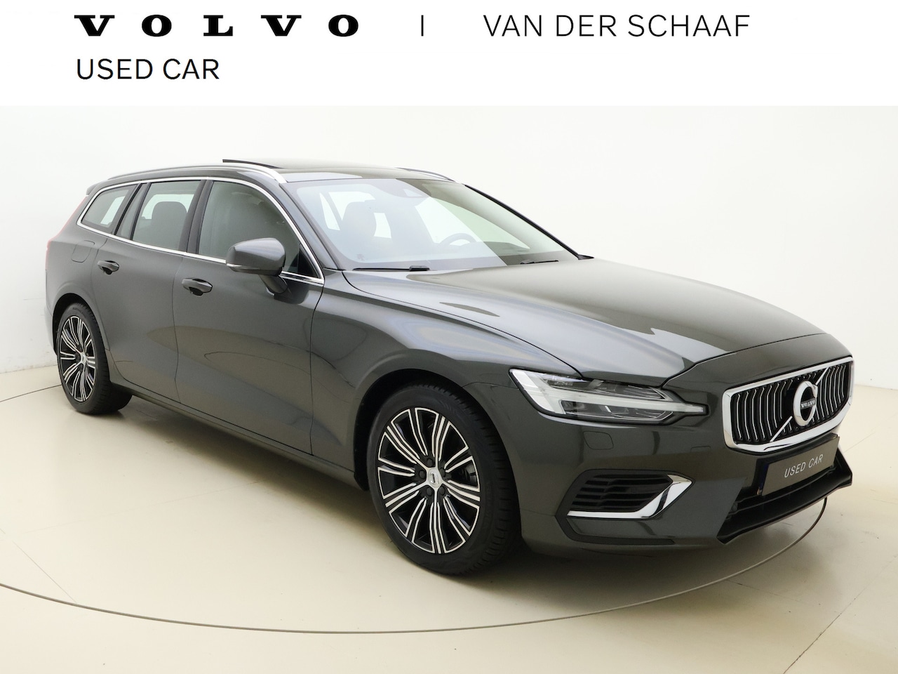 Volvo V60 - T8 390pk AWD Inscription / Head-Up / Panoramadak / Adapt. Cruise / BLIS / Stoel + Stuurw. - AutoWereld.nl