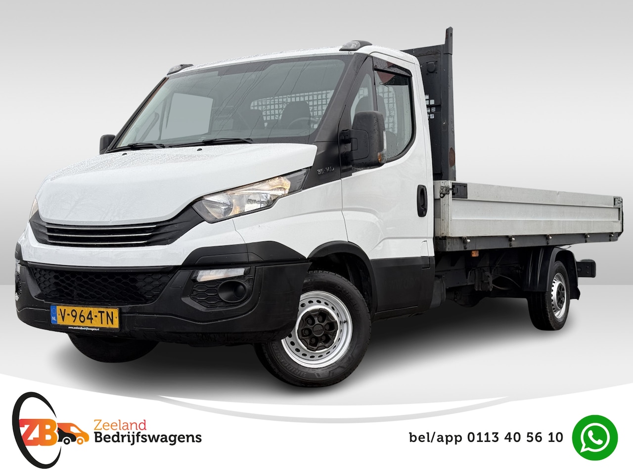 Iveco Daily - 35S14 2.3 410 Open laadbak | NL-auto | 1e eigenaar | L4.50 x B2.10 | 3.5T trekhaak | Autom - AutoWereld.nl