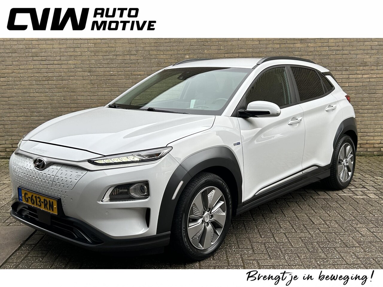 Hyundai Kona Electric - EV Premium 64 kWh | Adaptieve cruise | Lane assist | Head up | Lederen bekleding | Camera - AutoWereld.nl