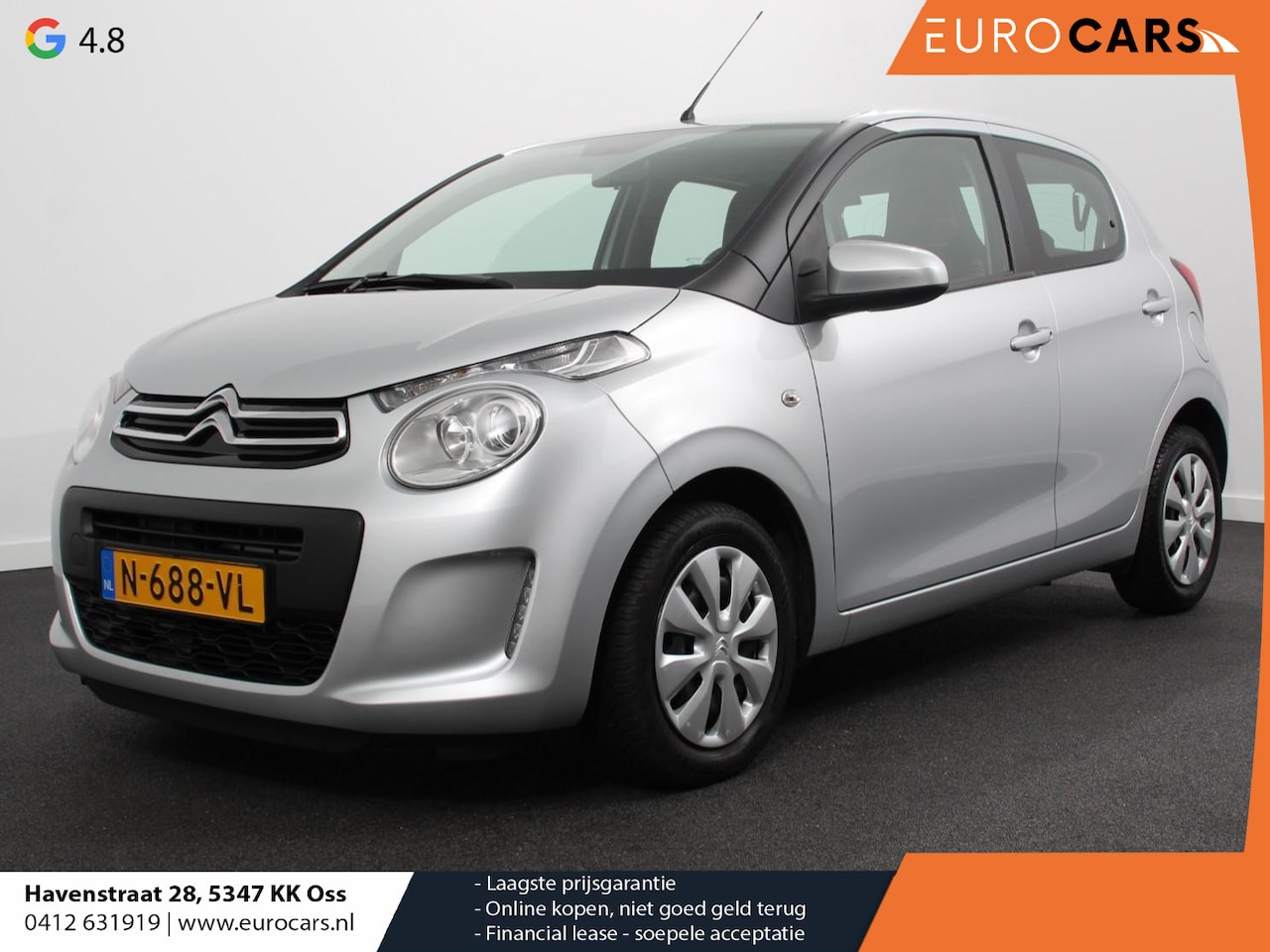 Citroën C1 - 1.0 VTi Feel Airco Carplay Navi Achteruitrijcamera NL Auto NAP - AutoWereld.nl