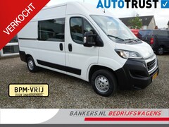 Peugeot Boxer - 2.0 BlueHDI 130PK, L2H2, Dubbel Cabine, Airco